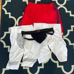 Lot of chicago fire game worn gear